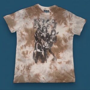 NWT Kiss Tie Dye Short Sleeve Graphic T-Shirt, Size Men’s Large